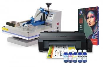 Планшетный термопресс INKSYSTEM P-3838 38*38 см и принтер Epson L1300 с набором для сублимационной печати Планшетный термопресс INKSYSTEM P-3838 38*38 см и принтер Epson L1300 с набором для сублимационной печати