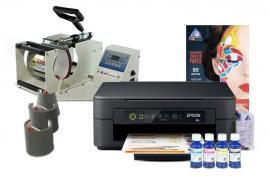 Термопресс INKSYSTEM M-04 для кружек 4 в 1 и МФУ Epson XP-2100 с набором для сублимационной печати Термопресс INKSYSTEM M-04 для кружек 4 в 1 и МФУ Epson XP-2100 с набором для сублимационной печати