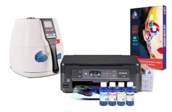 Вакумний термопрес HeatPress V-02 3d Mini і БФП Epson XP-452 з набором для сублімаційного друку Вакумний термопрес HeatPress V-02 3d Mini і БФП Epson XP-452 з набором для сублімаційного друку