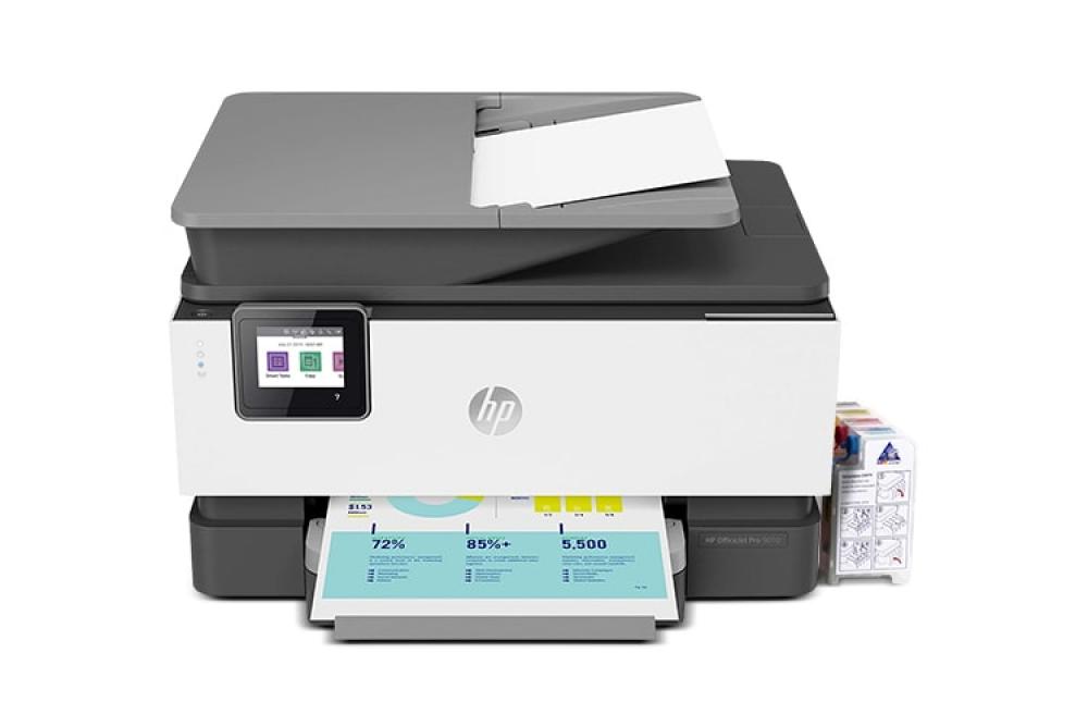 изображение МФУ HP OfficeJet Pro 9010 с СНПЧ и чернилами - изображение 1