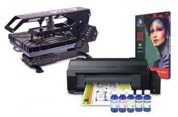 Планшетный термопресс INKSYSTEM SP AO3838 38*38 см и принтер Epson L1300 с набором для сублимационной печати Планшетный термопресс INKSYSTEM SP AO3838 38*38 см и принтер Epson L1300 с набором для сублимационной печати