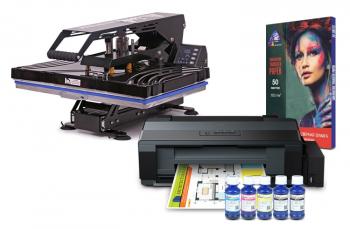 Планшетный термопресс INKSYSTEM SP AO4060 40*60 см и принтер Epson L1300 с набором для сублимационной печати Планшетный термопресс INKSYSTEM SP AO4060 40*60 см и принтер Epson L1300 с набором для сублимационной печати