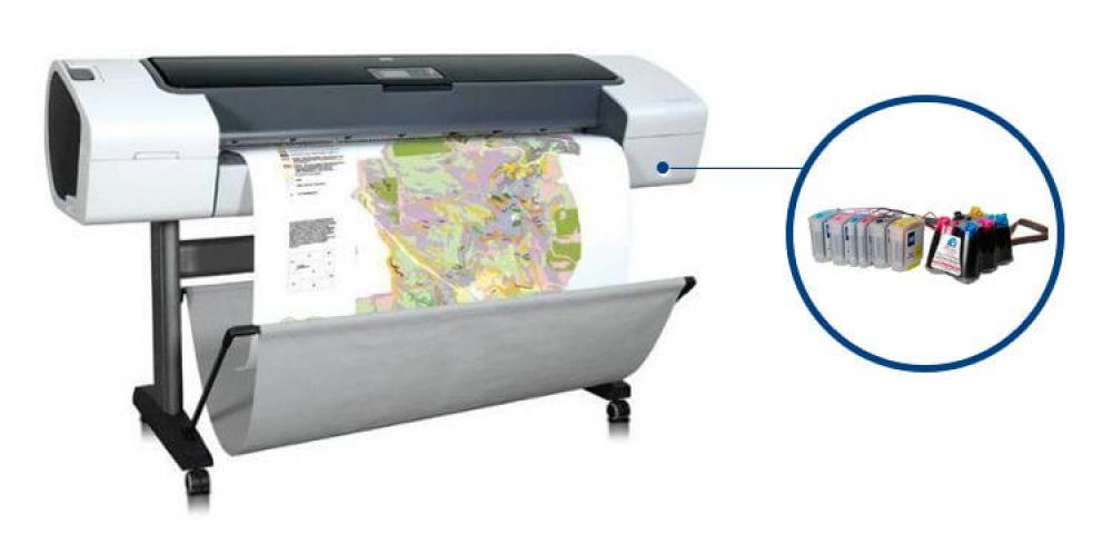 Изображение Плоттер HP DesignJet T1100 44" с чернильной системой - изображение 1