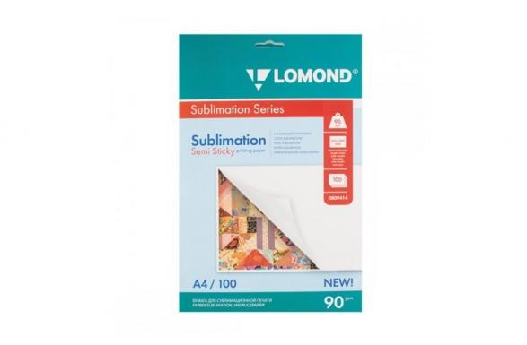 изображение Сублімаційний папір Lomond Sublimation A4 (100g) 100 аркушів, липка (809414)