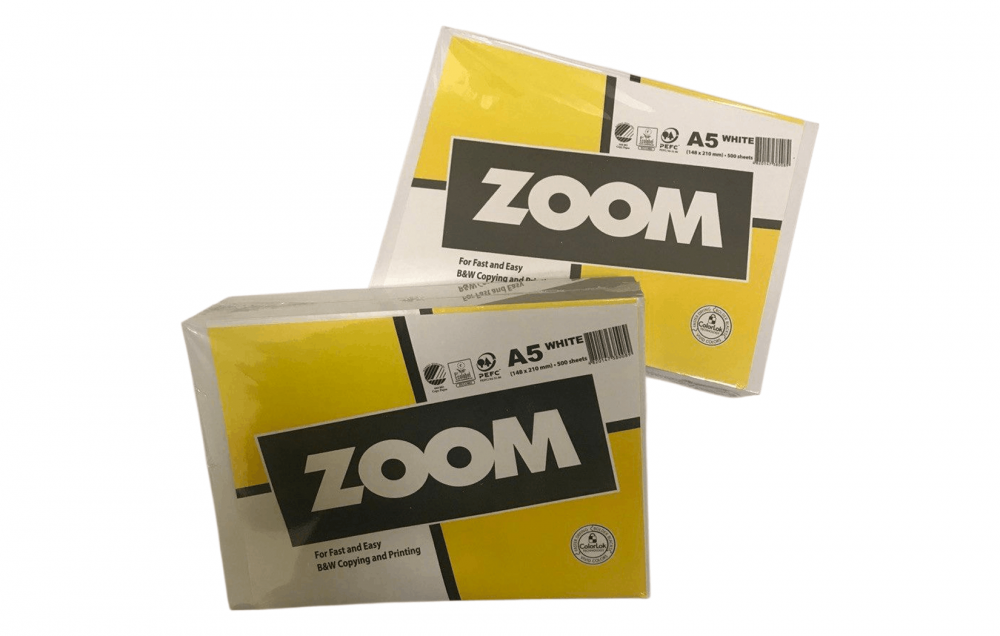 изображение Офисная бумага Zoom A5, 80g/m2, 500л - изображение 1