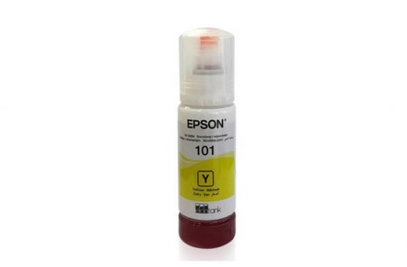 Изображение Оригинальные чернила для Epson Yellow (70 мл) (Картридж 101)