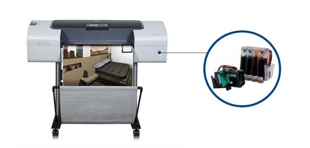 Изображение Плоттер HP DesignJet T1100 24" с чернильной системой - изображение 1