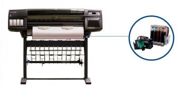 Изображение Плоттер HP DesignJet 1050c Plus с чернильной системой
