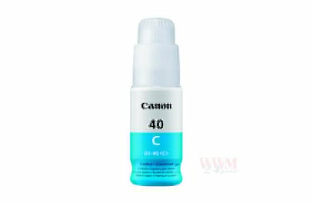 Изображение Оригинальные чернила для Canon GI-40 Cyan (70 мл)