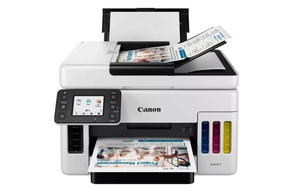 Изображение МФУ Canon MAXIFY GX6040 с оригинальной СНПЧ и чернилами - изображение 1