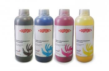 Комплект сублімаційних чорнил Dupont Xite S1500 1000 мл (4 кольори) Комплект сублімаційних чорнил Dupont Xite S1500 1000 мл (4 кольори)