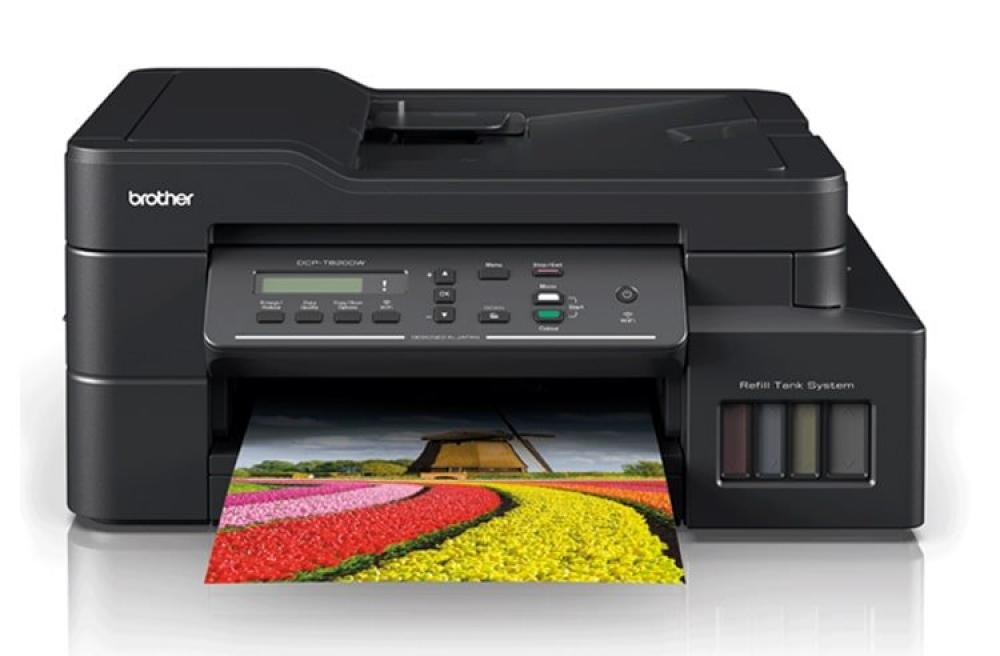 Изображение МФУ Brother DCP-T820DW с оригинальной СНПЧ и чернилами INKSYSTEM - изображение 1