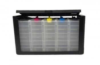 Резервуар п'ятикольоровий з демфером для СБПЧ для Epson ХР-510/XP-600/XP-605/XP-700/XP-800