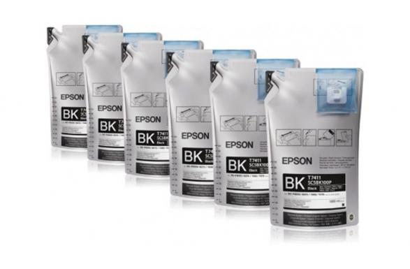 Изображение Комплект сублимационных чернил Epson Black для Epson SureColor SC-F6200 6шт*1000мл