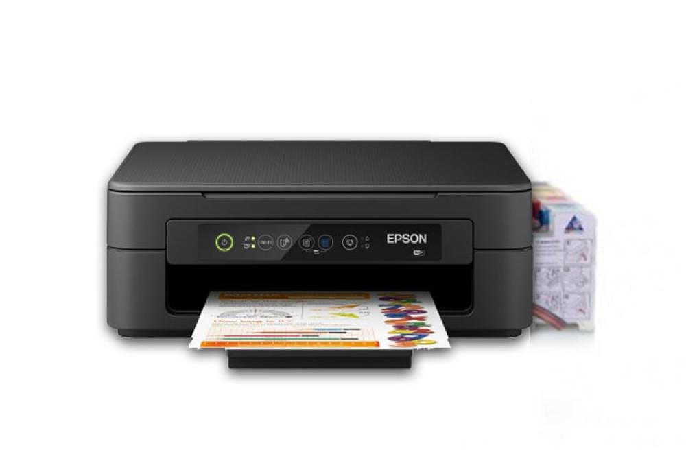 Изображение МФУ Epson Expression Home XP-2150 с СНПЧ и чернилами - изображение 1