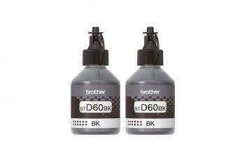 Оригинальные чернила для Brother BTD60BK Black (97.2 мл) - 2шт Оригинальные чернила для Brother BTD60BK Black (97.2 мл) - 2шт