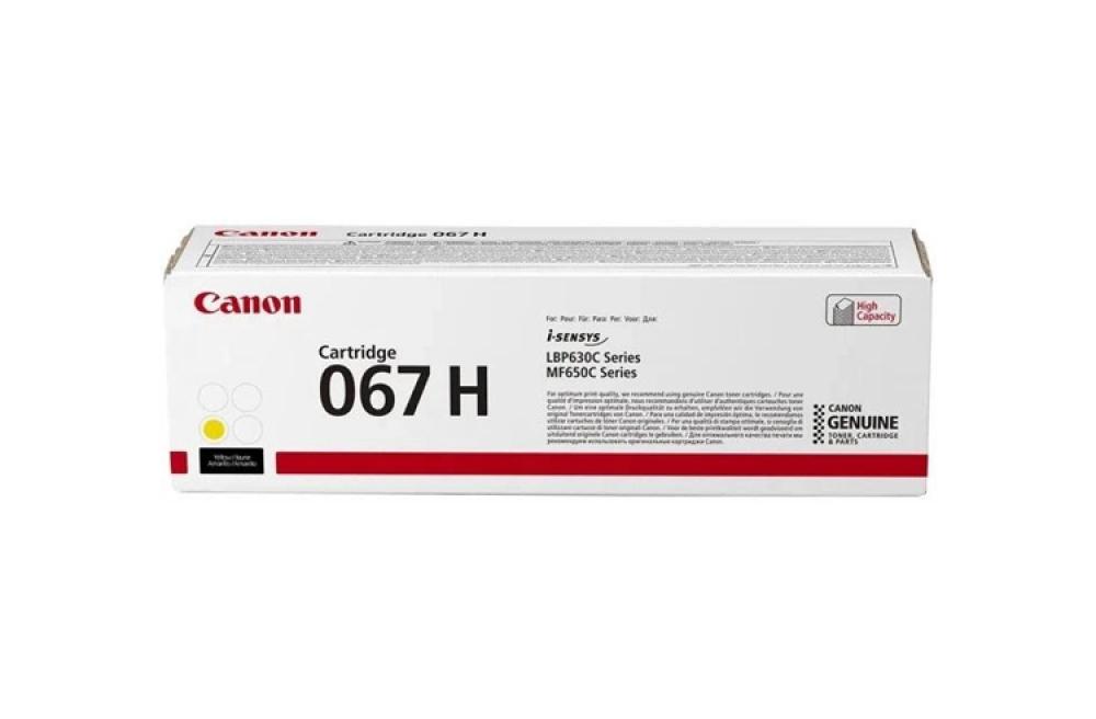 изображение Оригінальний картридж Canon 067H Yellow