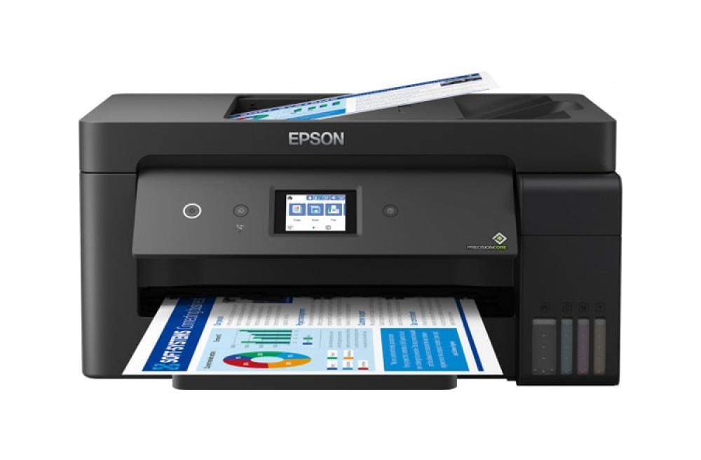 Изображение МФУ Epson L14150 с оригинальной СНПЧ и чернилами INKSYSTEM 250мл - изображение 1