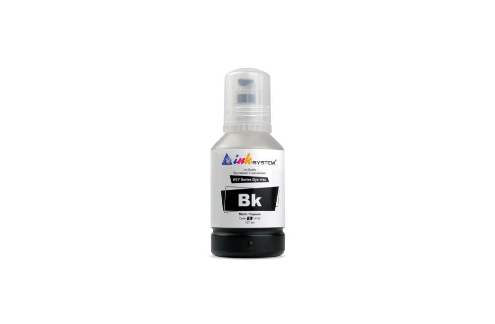 Изображение Светостойкие чернила INKSYSTEM Black 127 мл (Бесконтактные)