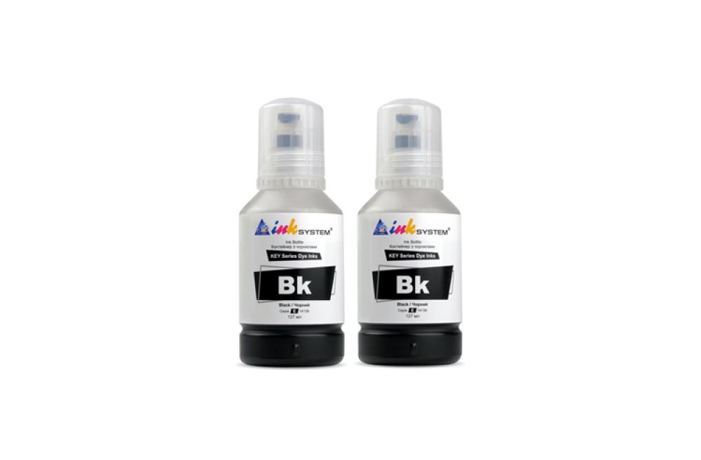 Изображение Светостойкие чернила INKSYSTEM Black 127 мл (Бесконтактные) - 2шт