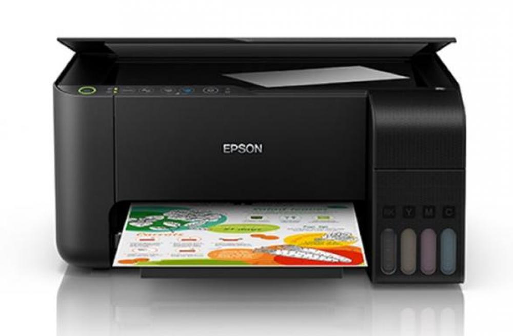 Изображение МФУ Epson L3150 с оригинальной СНПЧ и чернилами (Уценка) - изображение 1