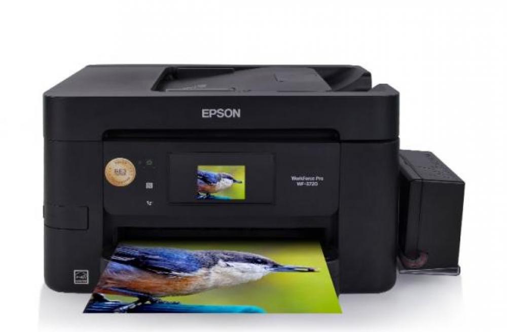 Изображение МФУ Epson WorkForce Pro WF-3720DWF с БСНПЧ и чернилами INKSYSTEM (Уценка) - зображення 1