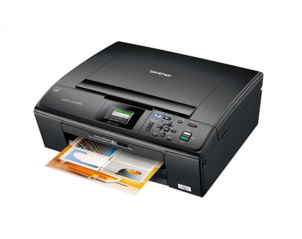 Изображение МФУ Brother DCP-J315W с перезаправляемыми картриджами - зображення 1