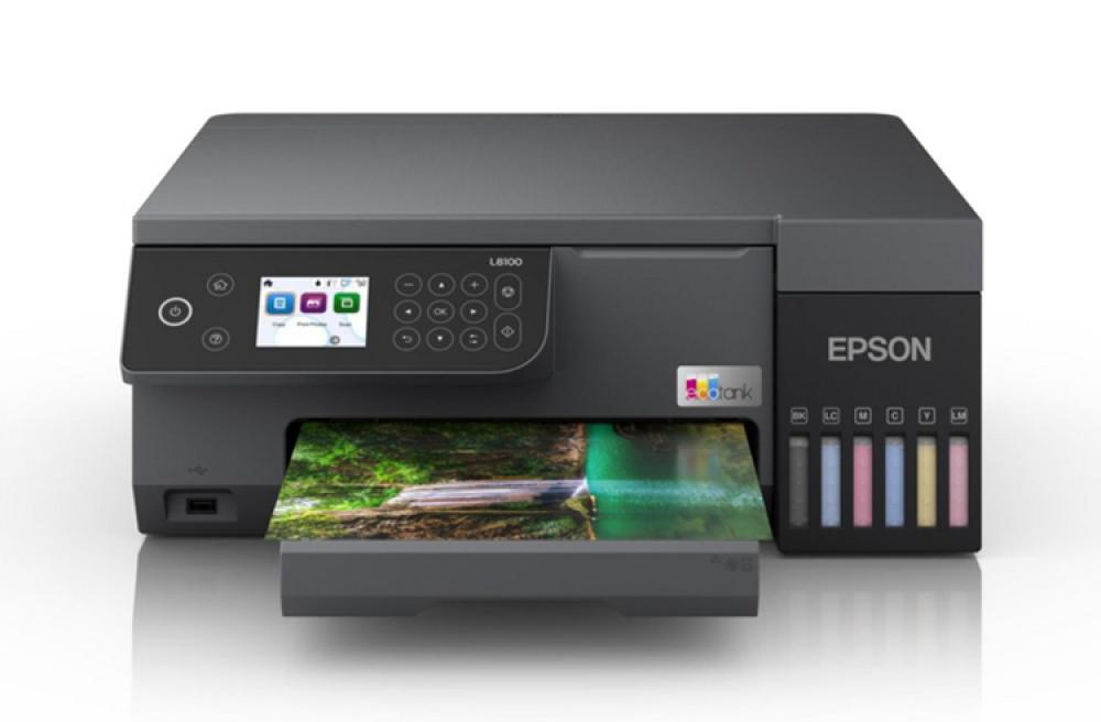 Изображение МФУ Epson L8100 с оригинальной СНПЧ и чернилами - зображення 1