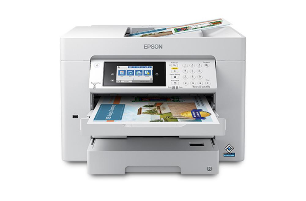 Изображение МФУ Epson WorkForce EC-C7000 с СНПЧ и фоточернилами INKSYSTEM 100мл - зображення 1