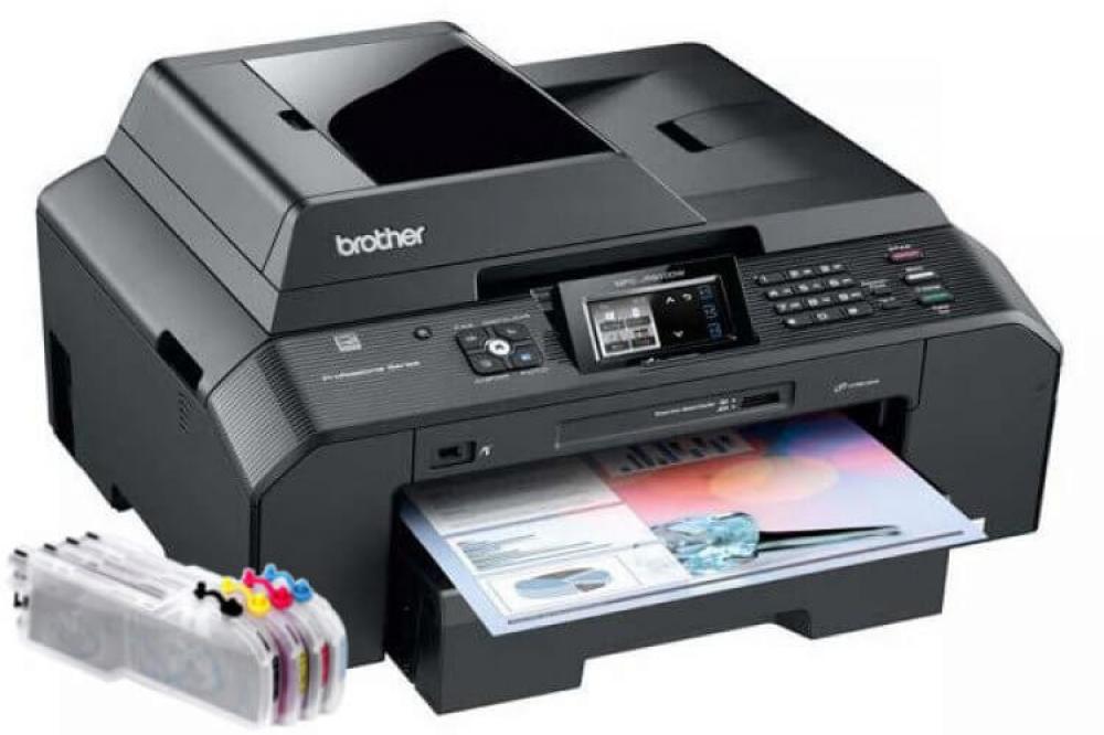 Изображение МФУ Brother MFC-J5910DW с перезаправляемыми картриджами - изображение 1