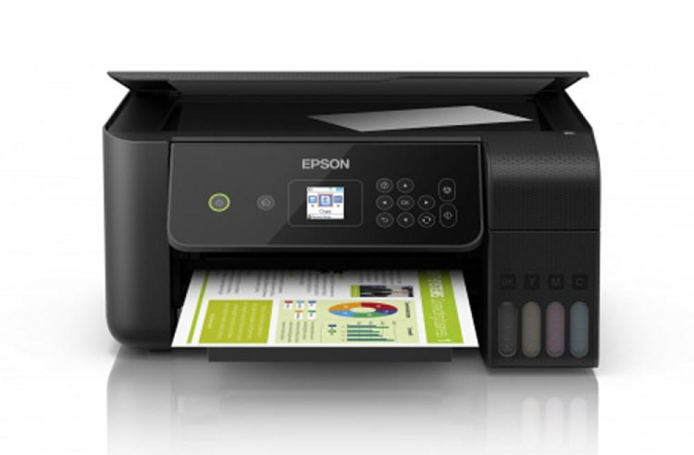 Изображение МФУ Epson L3160 с оригинальной СНПЧ и пигментными чернилами 100мл - зображення 1
