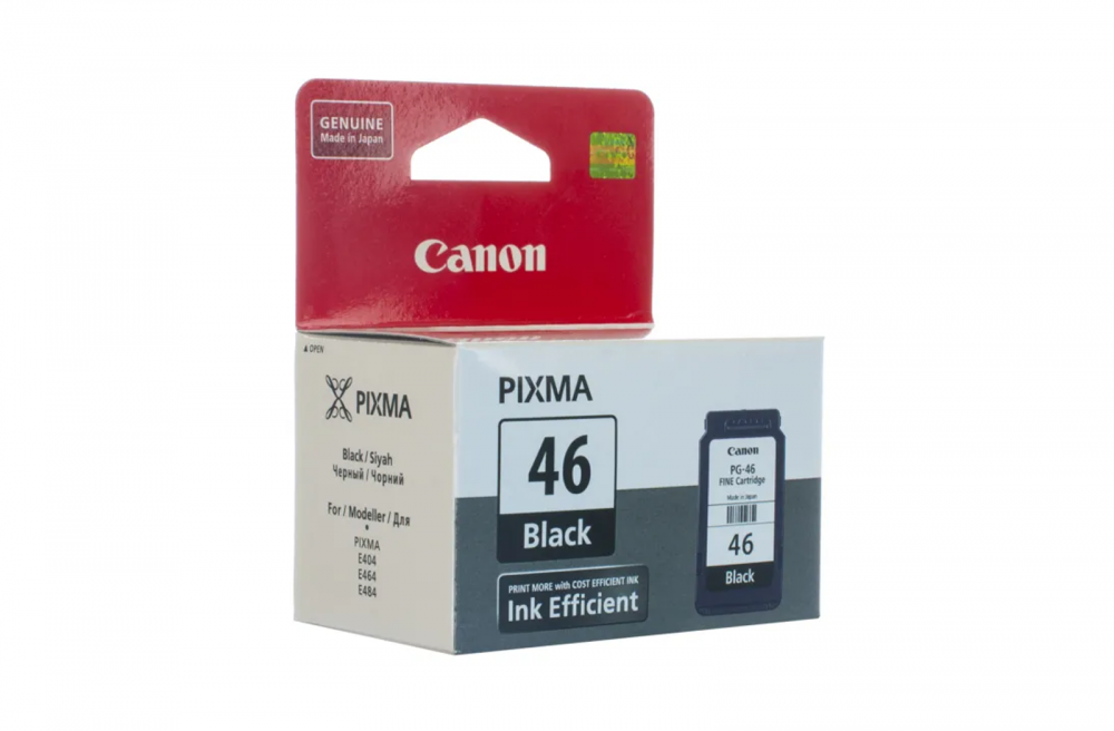 изображение Оригинальный картридж Canon PG-46 Black - изображение 1
