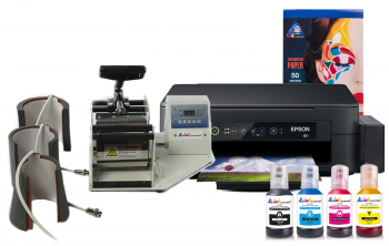 Термопрес INKSYSTEM M-04 для чашок 4 в 1 та БФП Epson XP-2205 з набором для сублімаційного друку