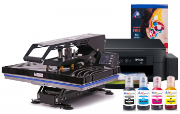 Планшетний термопрес INKSYSTEM SP AO4060 40*60 см та БФП Epson XP-2205 з набором для сублімаційного друку