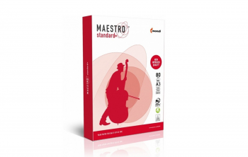 Офисная бумага Maestro Standard + A3, 80g/m2, 500л