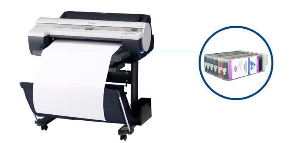 Изображение Плоттер Canon imagePROGRAF LP24 с ПЗК - изображение 1