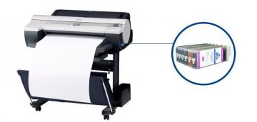 Изображение Плоттер Canon imagePROGRAF LP24 с ПЗК