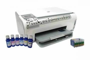 Изображение МФУ HP Photosmart С6283 с перезаправляемыми картриджами
