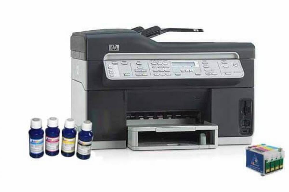 Изображение МФУ HP OfficeJet Pro L7580 с перезаправляемыми картриджами