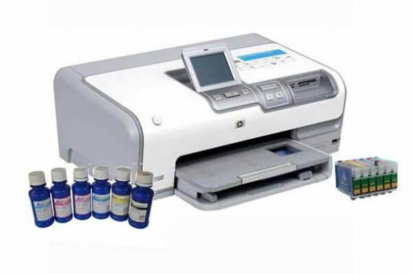 Изображение Цветной принтер HP Photosmart D7363 с перезаправляемыми картриджами