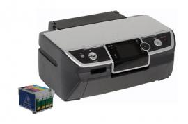 Кольоровий принтер Epson Stylus Photo R390 з ПЗК та чорнилом