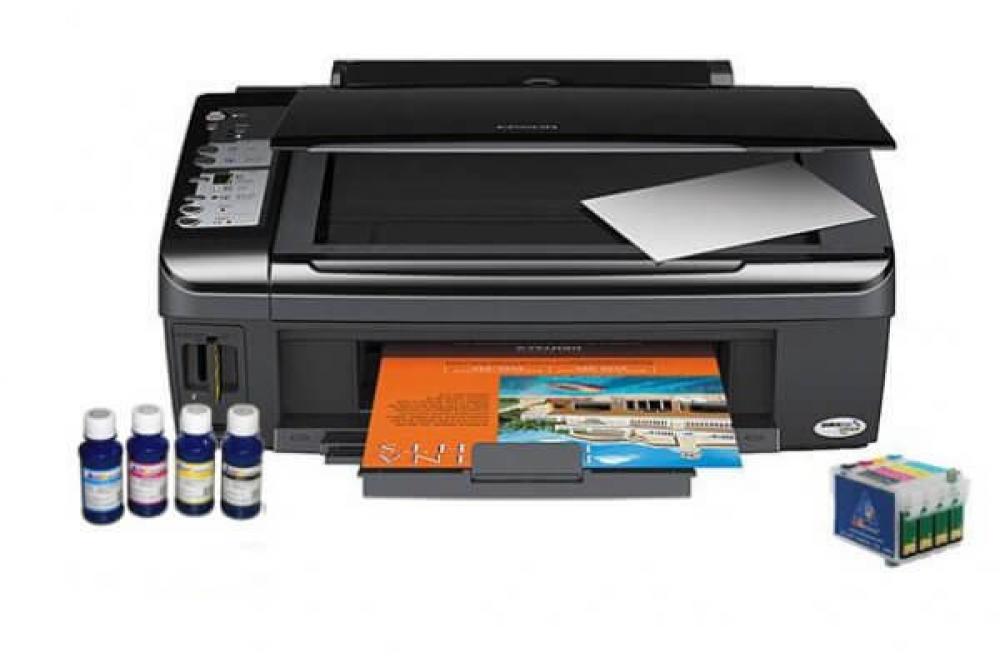 Изображение МФУ Epson Stylus TX200, TX209 с перезаправляемыми картриджами