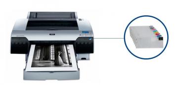 Изображение Плоттер Epson Stylus Pro 4800 с ПЗК
