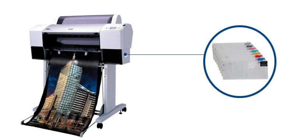 Изображение Плоттер Epson Stylus Pro 7800 с ПЗК - зображення 1