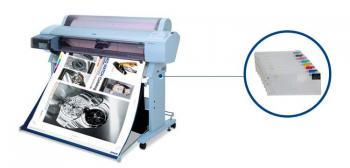 Плоттер Epson Stylus Pro 9600 с ПЗК
