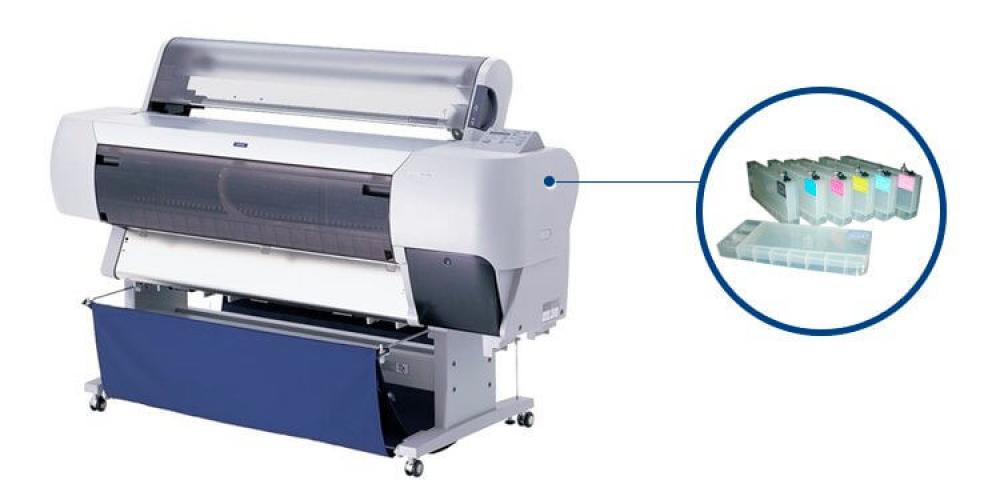 Изображение Плоттер Epson Stylus Pro 10600 с ПЗК - зображення 1