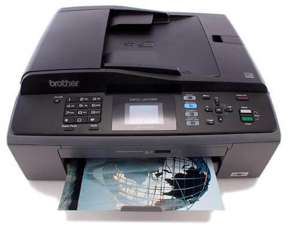 Изображение МФУ Brother MFC J410W с перезаправляемыми картриджами - изображение 1
