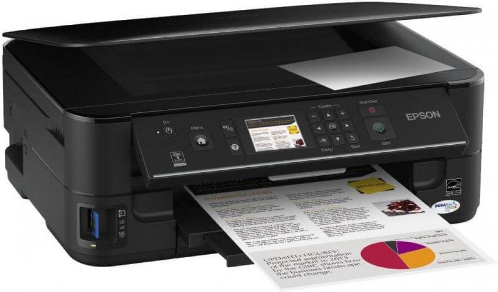 Изображение МФУ Epson Stylus Office BX525WD с перезаправляемыми картриджами