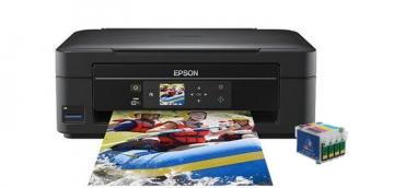 Изображение МФУ Epson Expression Home XP-303 с перезаправляемыми картриджами