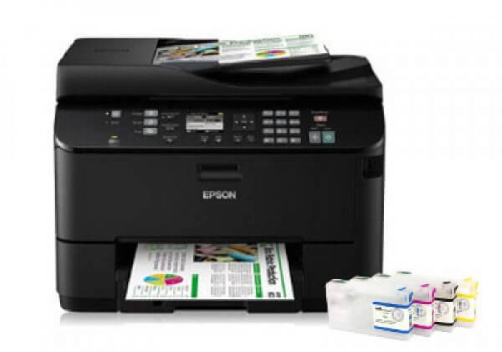Изображение МФУ Epson WorkForce Pro WP-4535DWF с перезаправляемыми картриджами - зображення 1